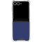 Royal Blue Galaxy Z Flip7 Clear Case