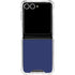 Royal Blue Galaxy Z Flip7 Clear Case