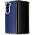 Royal Blue Galaxy Z Fold5 5G Clear Case