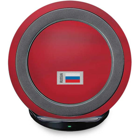Russia Soccer Flag Fast Charge Wireless Charging Stand Skin