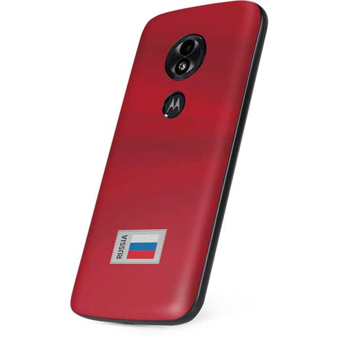 Russia Soccer Flag Moto E5 Play Skin