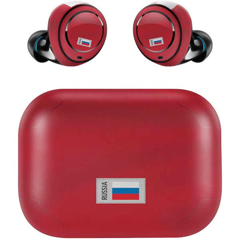 Russia Soccer Flag Amazon Echo Buds Skin