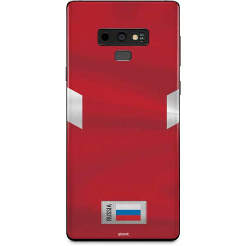 Russia Soccer Flag Galaxy Note 9 Skin