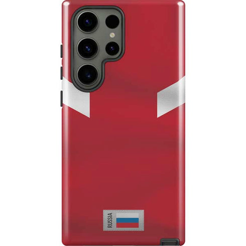 Russia Soccer Flag Galaxy S23 Ultra Pro Case