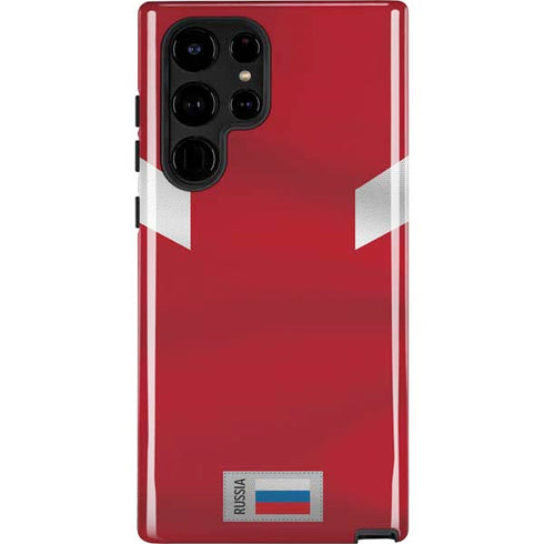 Russia Soccer Flag Galaxy Cases