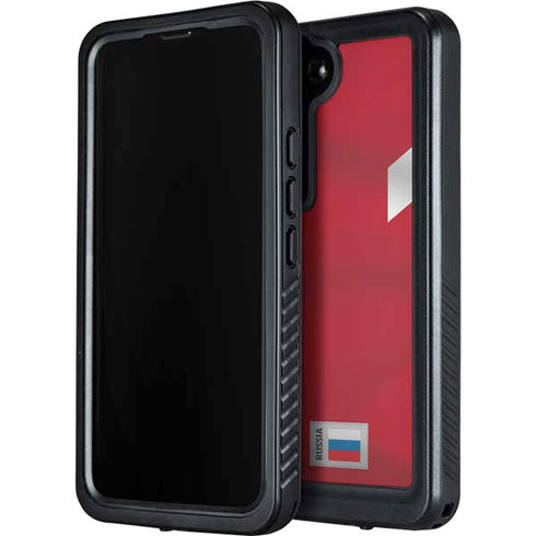 Russia Soccer Flag Galaxy S24 Waterproof Case