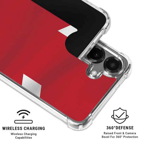 Russia Soccer Flag Galaxy S26 Plus Clear Case