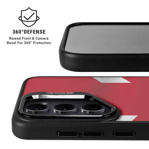 Russia Soccer Flag Galaxy S26 Plus Kickstand Case
