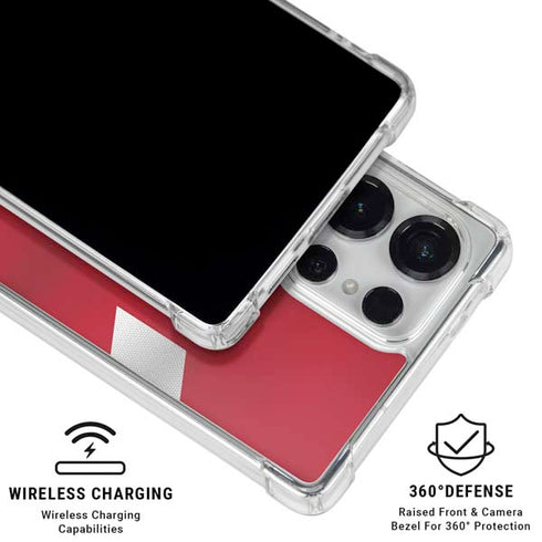 Russia Soccer Flag Galaxy S26 Ultra Clear Case