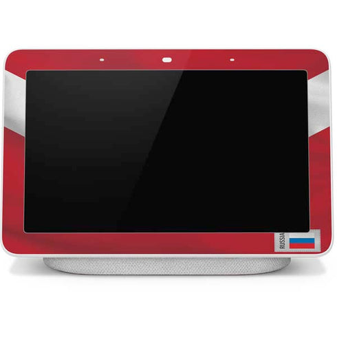 Russia Soccer Flag Google Home Hub Skin