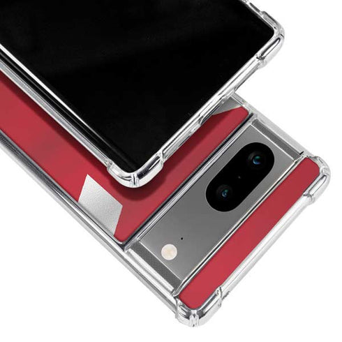 Russia Soccer Flag Google Pixel 8a Clear Case