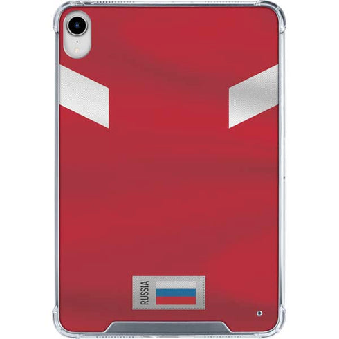 Russia Soccer Flag iPad 11th Gen (2025) Clear Case