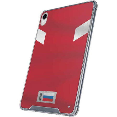 Russia Soccer Flag iPad 11th Gen (2025) Clear Case