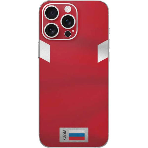 Russia Soccer Flag iPhone 16 Pro Max Skin