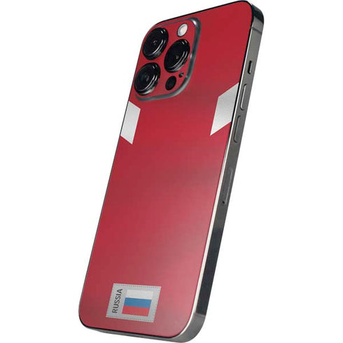 Russia Soccer Flag iPhone 16 Pro Max Skin
