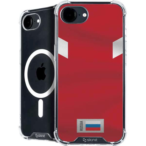 Russia Soccer Flag iPhone 16e MagSafe Case