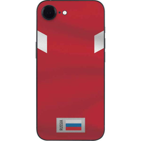 Russia Soccer Flag iPhone 16e Skin