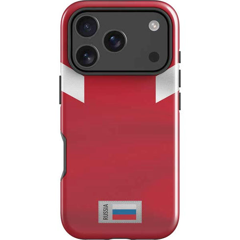 Russia Soccer Flag iPhone 18 Pro Impact Case