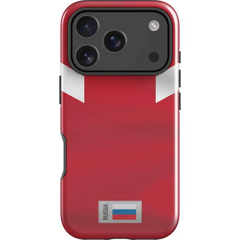Russia Soccer Flag iPhone 18 Pro Max Impact Case