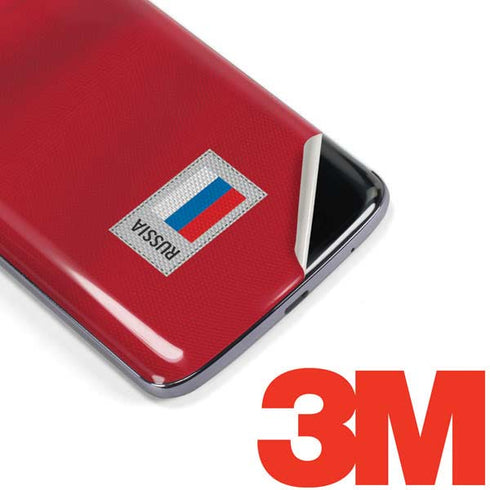 Russia Soccer Flag Moto E5 Plus Skin