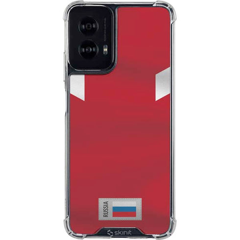 Russia Soccer Flag Moto G Power 5G (2024) Clear Case
