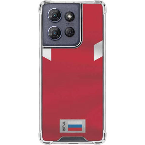 Russia Soccer Flag Moto G Power 5G (2025) Clear Case