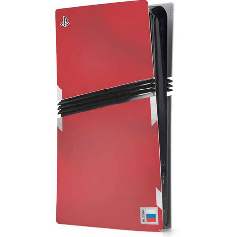 Russia Soccer Flag PS5 Pro Console Skin