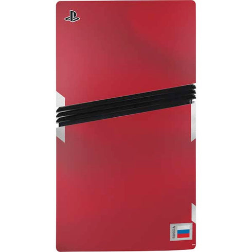Russia Soccer Flag PS5 Pro Disk Console Skin