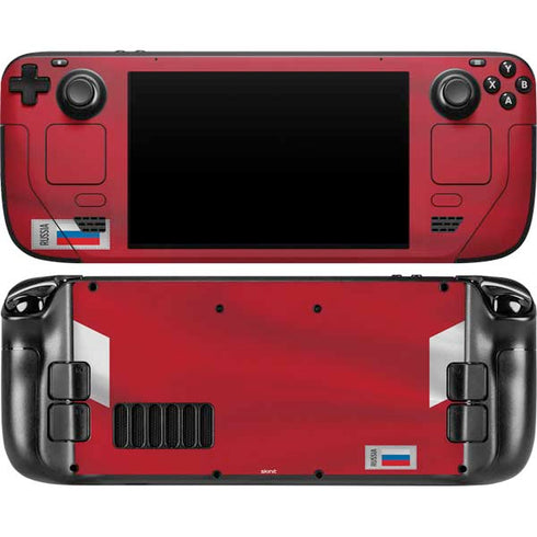 Russia Soccer Flag Steam Deck Handheld Gaming Computer OLED Skin