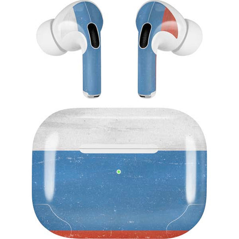 Russian Flag Distressed AirPods Skins