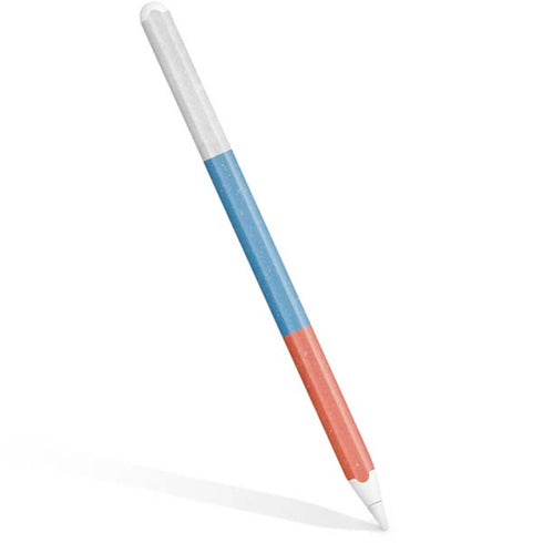 Russian Flag Distressed Apple Pencil (2nd Gen 2019) Skin