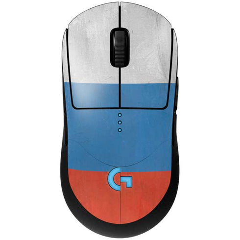 Russian Flag Distressed G Pro Wireless Gaming Mouse Skin