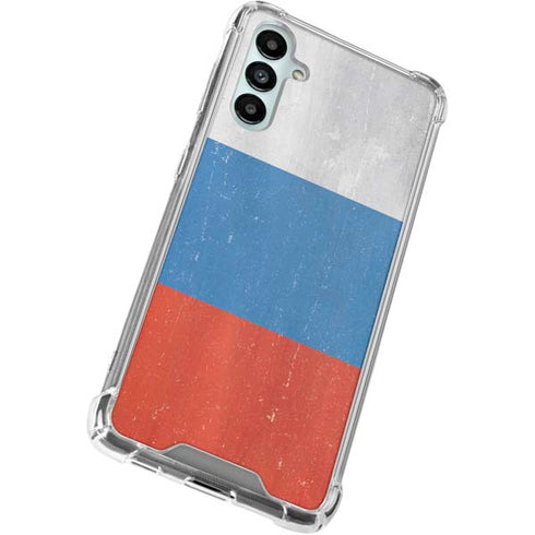 Russian Flag Distressed Gabb Phone 4 Clear Case