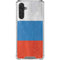 Russian Flag Distressed Galaxy A17 Clear Case