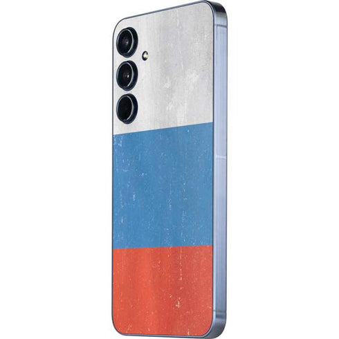Russian Flag Distressed Galaxy A55 5G Skin