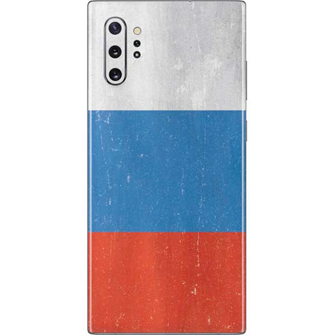 Russian Flag Distressed Galaxy Note 10 Plus Skin