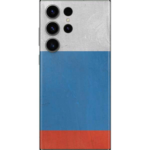Russian Flag Distressed Galaxy Skins