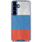 Russian Flag Distressed Galaxy S25 Clear Case