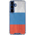 Russian Flag Distressed Galaxy S25 Clear Case