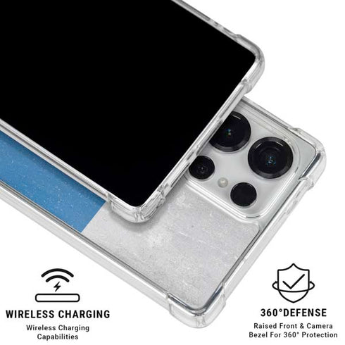 Russian Flag Distressed Galaxy S25 Ultra Clear Case