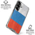 Russian Flag Distressed Galaxy S26 Clear Case