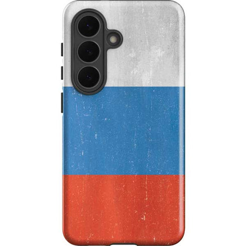 Russian Flag Distressed Galaxy S26 Impact Case