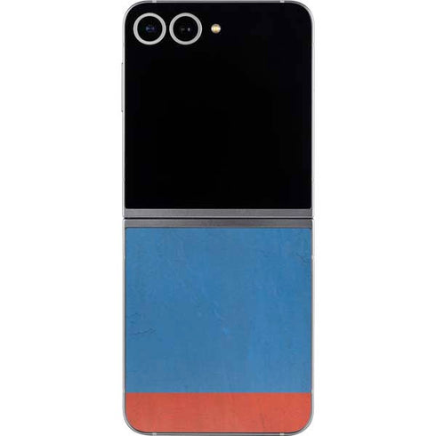 Russian Flag Distressed Galaxy Z Flip6 Skin