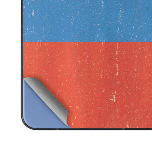 Russian Flag Distressed Galaxy Z Fold5 5G Skin