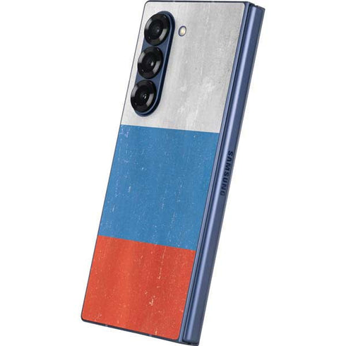 Russian Flag Distressed Galaxy Z Fold6 Skin