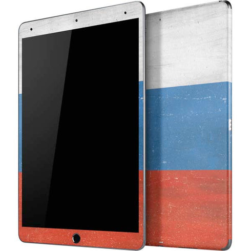 Russian Flag Distressed iPad Skins