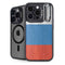 Russian Flag Distressed iPhone 13 Pro Kickstand Case