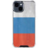 Russian Flag Distressed iPhone 15 Clear Case