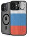 Russian Flag Distressed iPhone 16 Kickstand Case