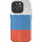 Russian Flag Distressed iPhone 16 Pro Impact Case